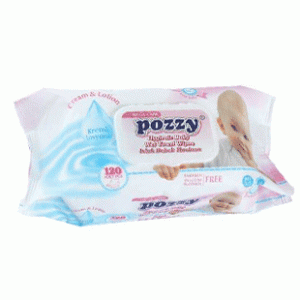 Pozzy Baby Wet Towel Wipes 120pcs